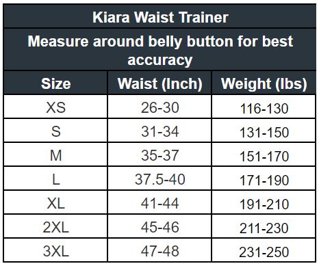 Entrenador de cintura Kiara Work Out (puede reducir el tamaño)